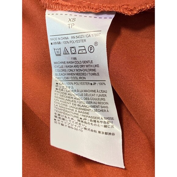 Banana Republic Women’s Terracotta Blouse Sz XS - Picture 7 of 8